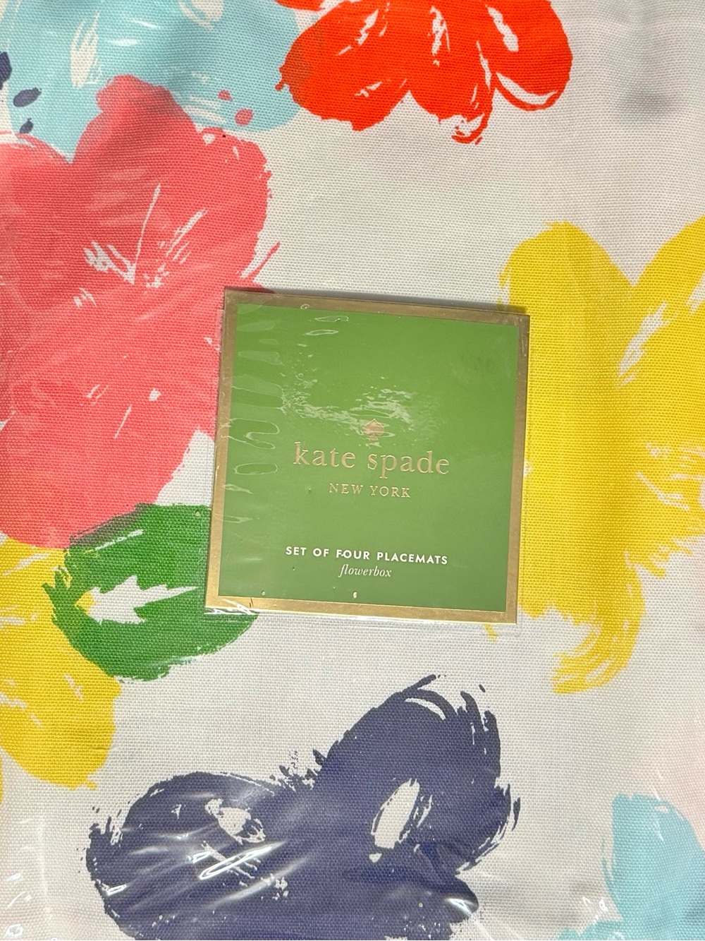 kate spade New York Multicolor Floral Placemat Set